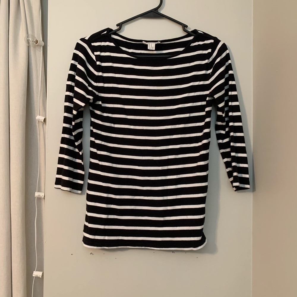 Forever 21 Striped Long Sleeve Shirt